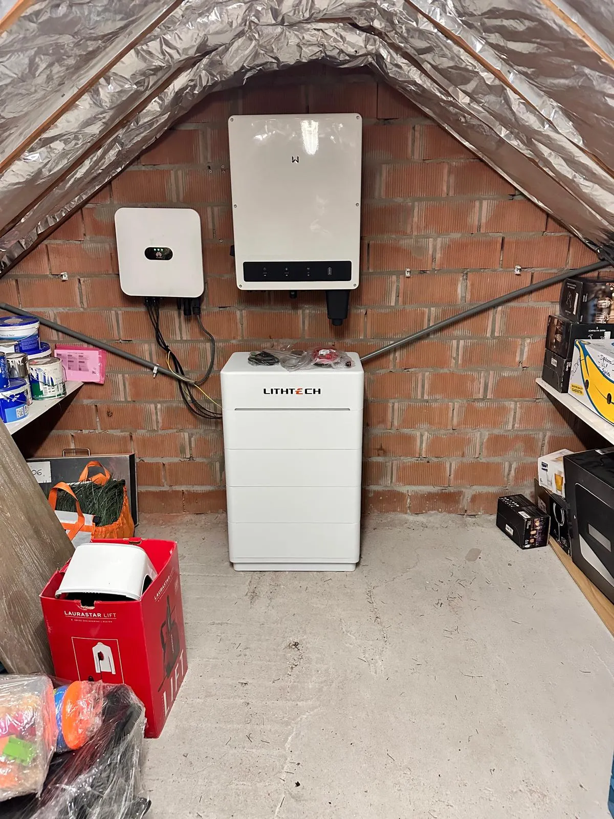 Batterie domestique installation Kortemark — Solarnation
